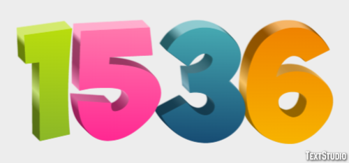 1536 Efeito de texto
