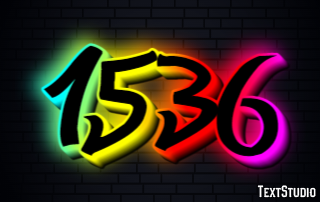 1536 Efeito de texto