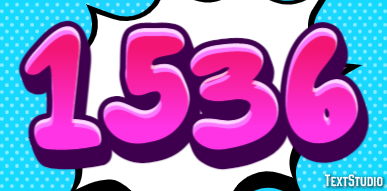 1536 Efeito de texto