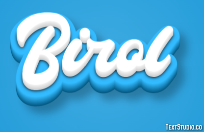 Birol Efeito de texto