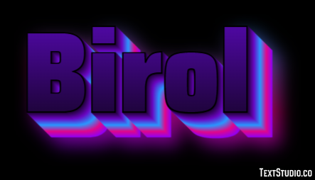 Birol Efeito de texto