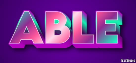 Able Text Effect