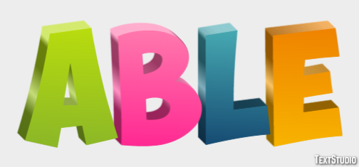 Able Text Effect