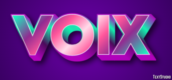Voix Effet de Texte