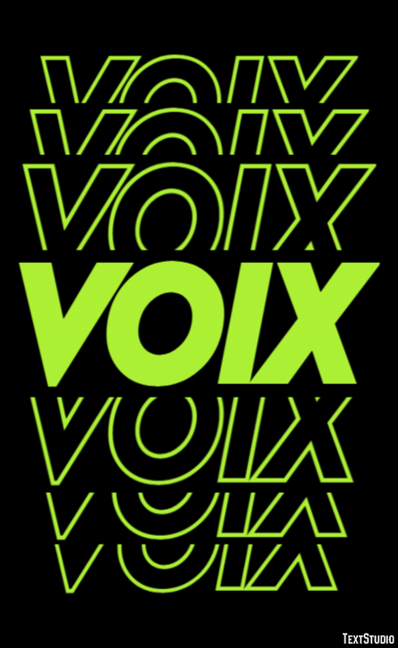 Voix Effet de Texte