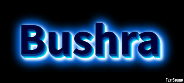 Bushra Text Effect