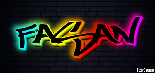 Fasan Texteffekt