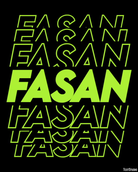 Fasan Efecto de texto