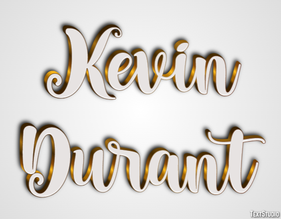 Kevin Durant Efecto de Texto