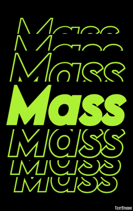 Mass Text Effect