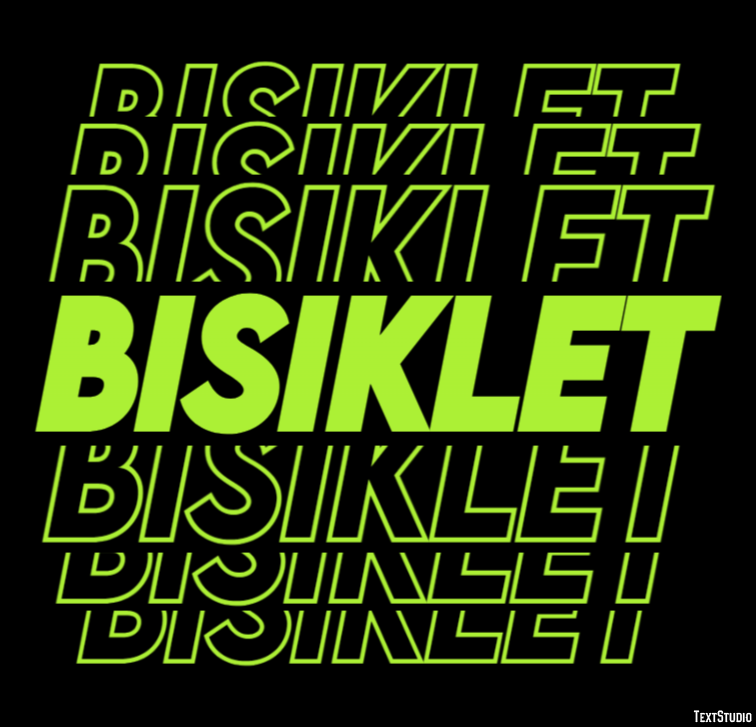 Bisiklet Effetto testo
