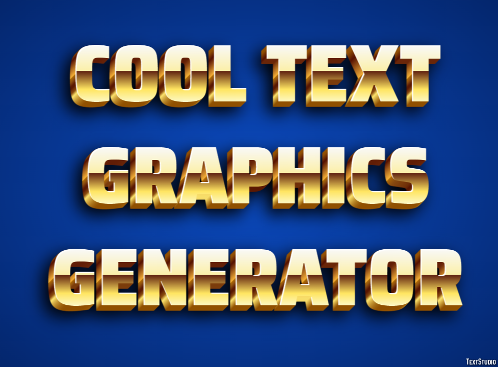 Cool Text Graphics Generator Effetto testo