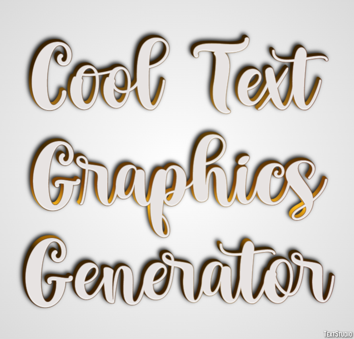 Cool Text Graphics Generator Effetto testo