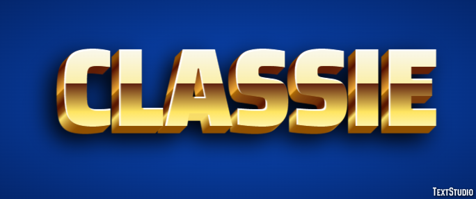 Classie Text Effect