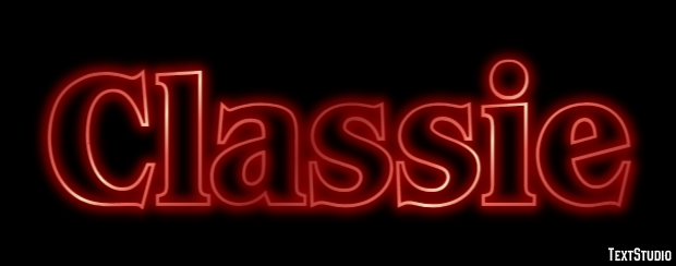Classie Text effect