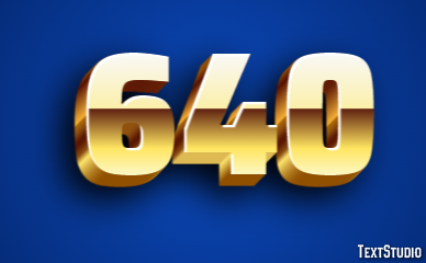 640 Text Effect