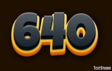 640 Text Effect
