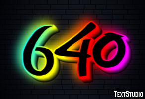 640 Text Effect