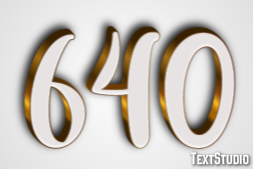 640 Text Effect