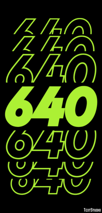 640 Text Effect