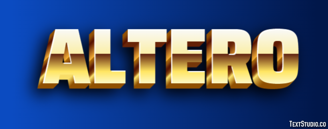 Altero Text effect