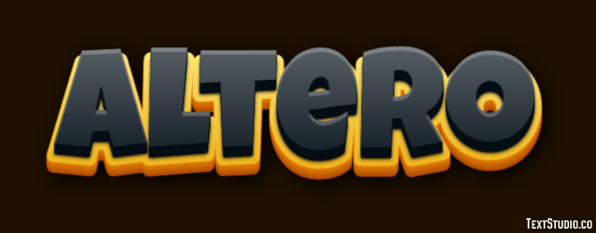Altero Text effect