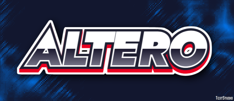 Altero Text effect
