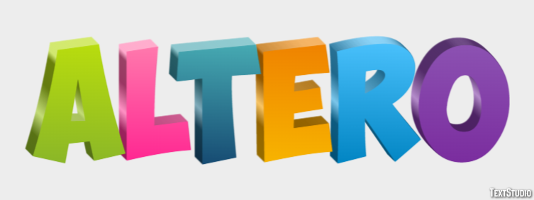 Altero Text effect