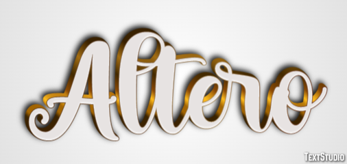 Altero Text effect