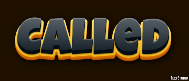 Called Text Effect