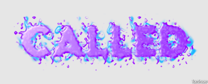 Called Text Effect