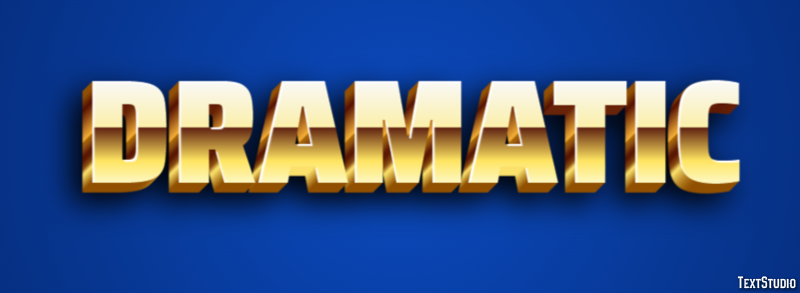 Dramatic Effet de Texte