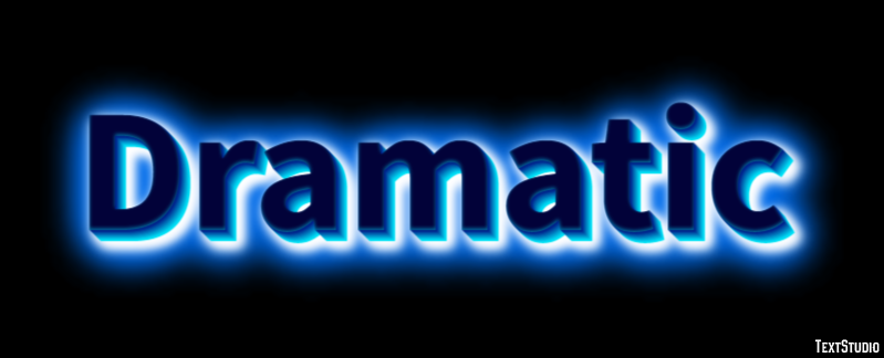 Dramatic Эффект текста