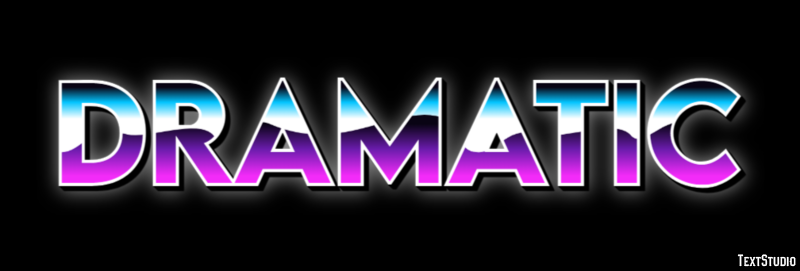 Dramatic Effetto testo