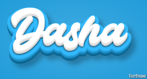 Dasha Text Effect
