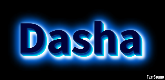 Dasha Tekst effect
