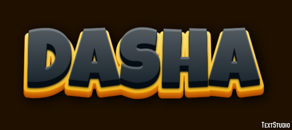 Dasha Text Effect