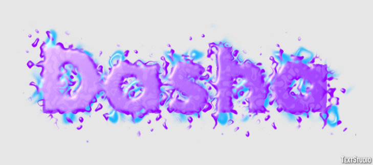 Dasha Tekst effect