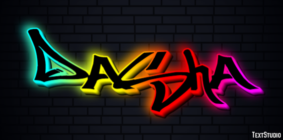 Dasha Text Effect