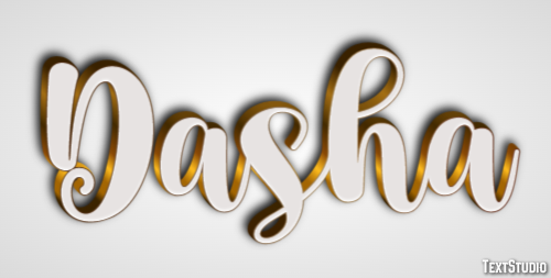 Dasha Tekst effect