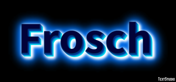 Frosch Texteffekt