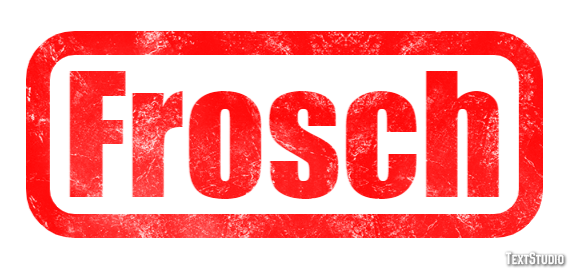 Frosch Effet de texte