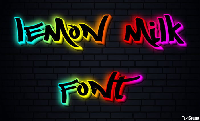 Lemon Milk Font Text Effect