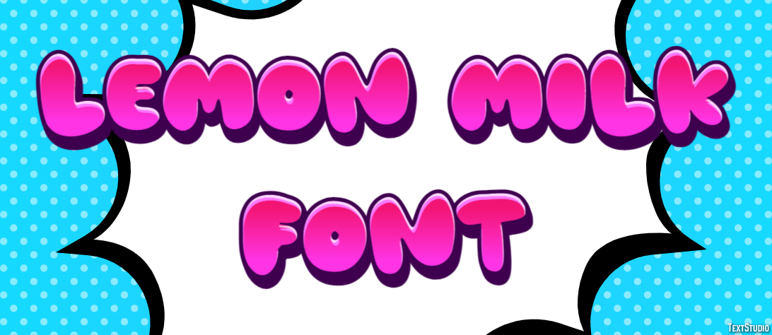Lemon Milk Font Text Effect