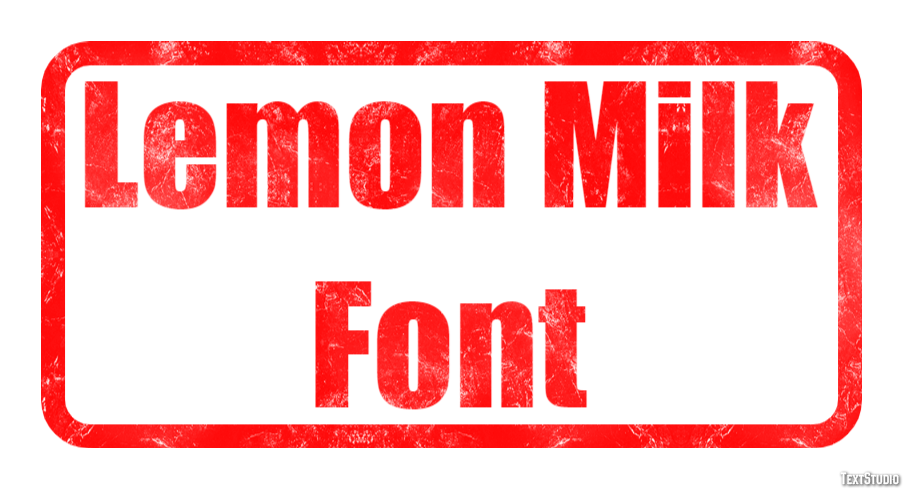 Lemon Milk Font Text Effect