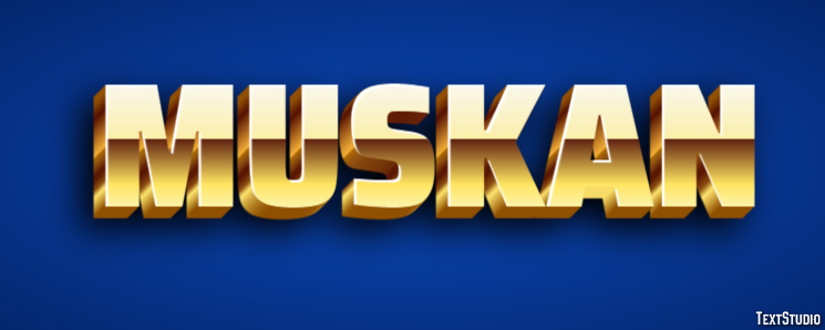 Muskan Efekt tekstowy