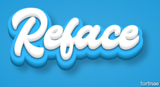 Reface Text effect