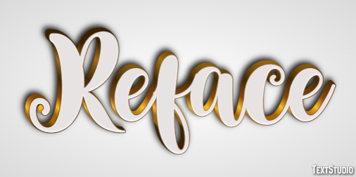 Reface Text Effect