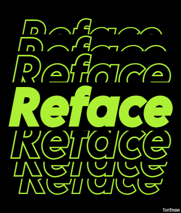 Reface Text Effect