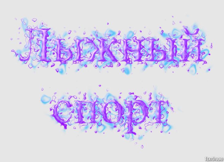 Лыжный спорт Текстовый эффект